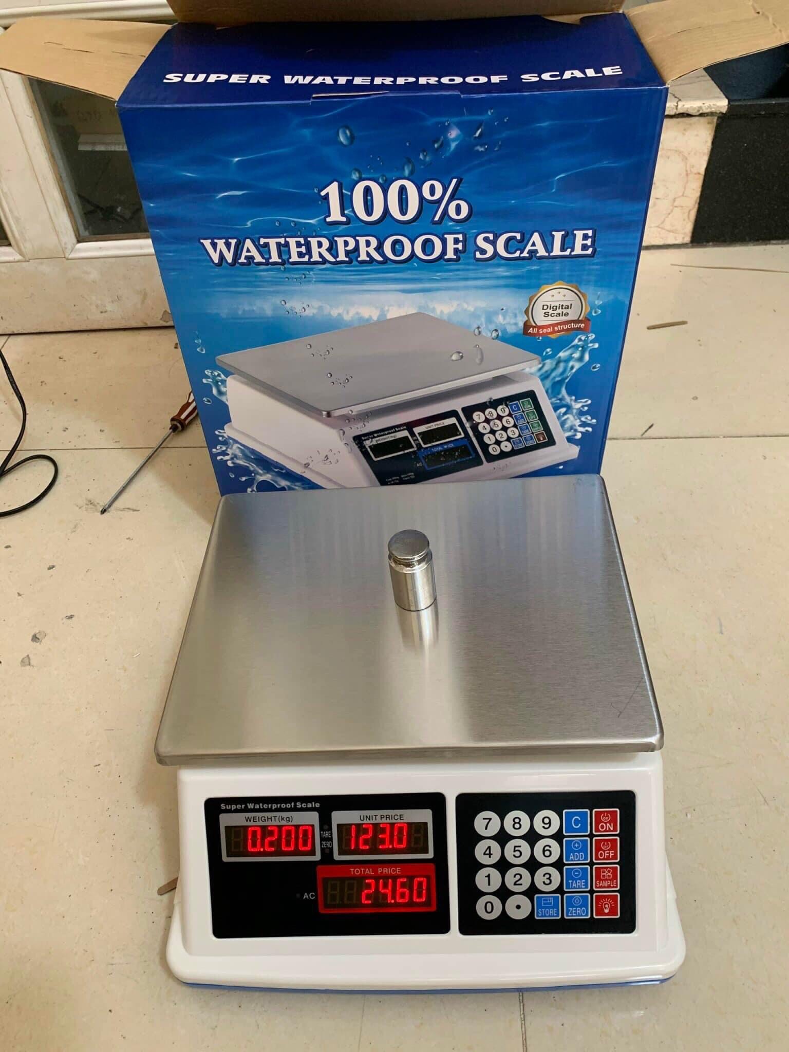 Cân Điện Tử Tính Tiền Chống Nước WSA 30 kg