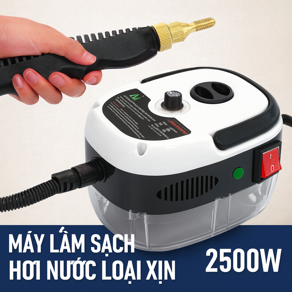 Máy vệ sinh hơi nước TAW loại xịn 2500W | Vệ sinh động cơ ô tô, Nhà bếp | Đánh bay vết bẩn cứng đầu