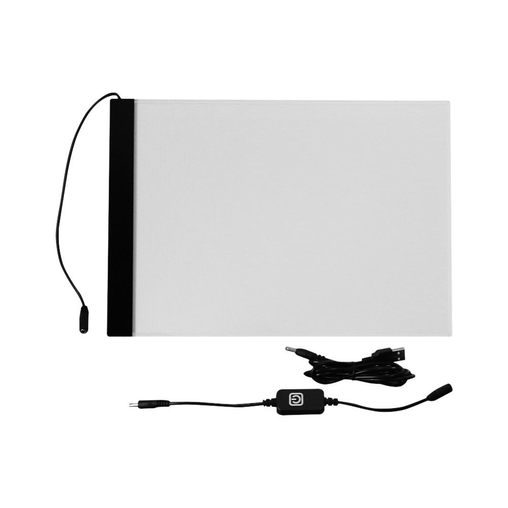 Hộp đèn LED siêu mỏng A4 ánh sáng hỗ trợ USB với Dimmer 3 mức độ sáng có thể điều chỉnh