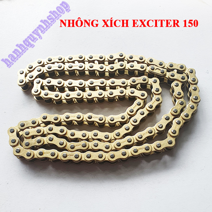 Bộ nhông xích đĩa Exciter 150 màu titan vàng đỏ