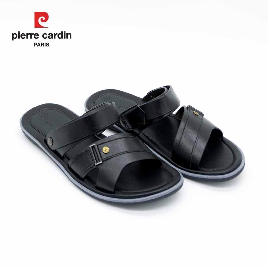 Sandal nam da bò thật Pierre Cardin PCMFWL 129, thiết kế có quai hậu, dễ mang, phù hợp với mùa hè, thoát hơi tốt