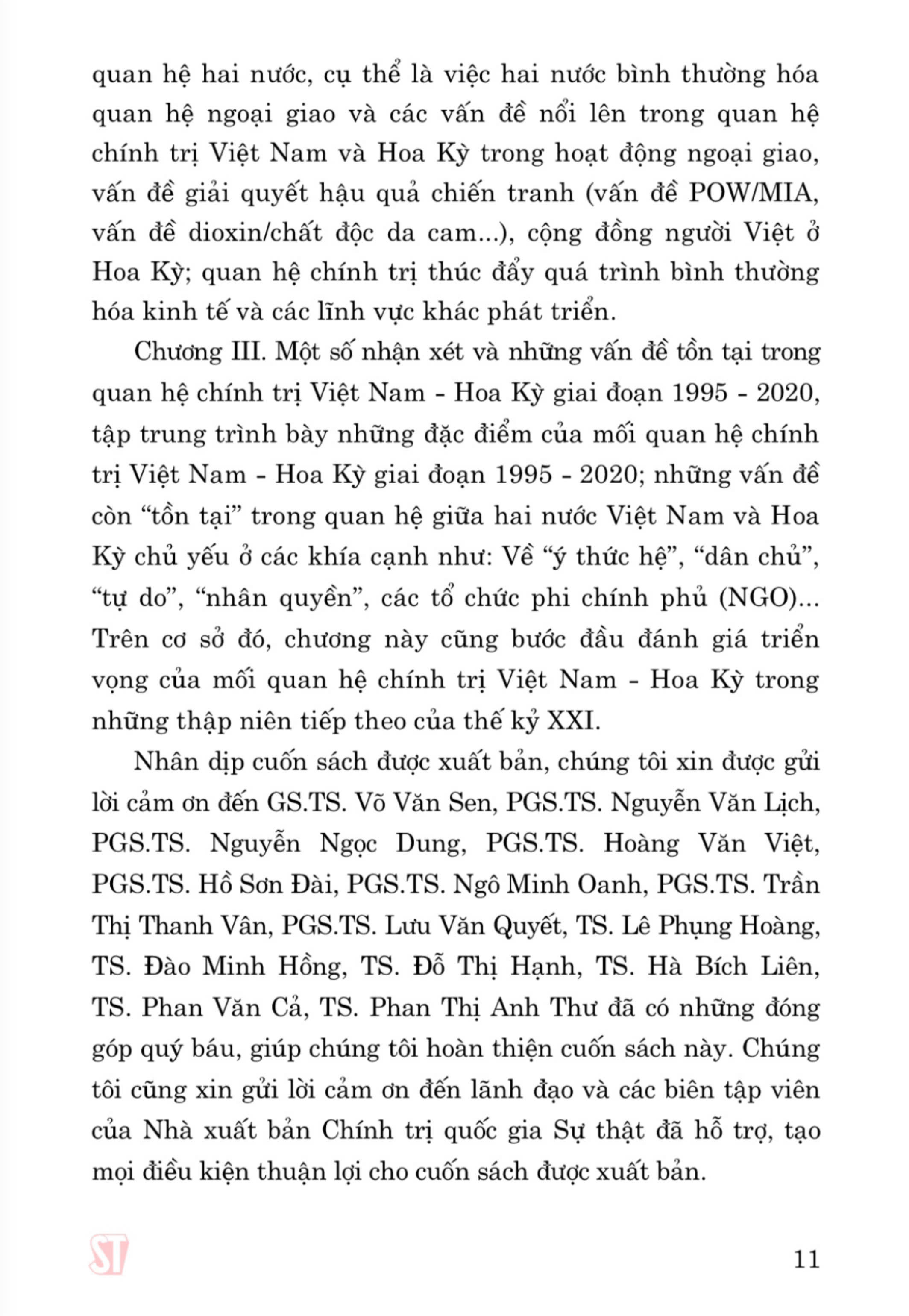 Quan hệ chính trị Việt Nam - Hoa Kỳ (1995 - 2020)