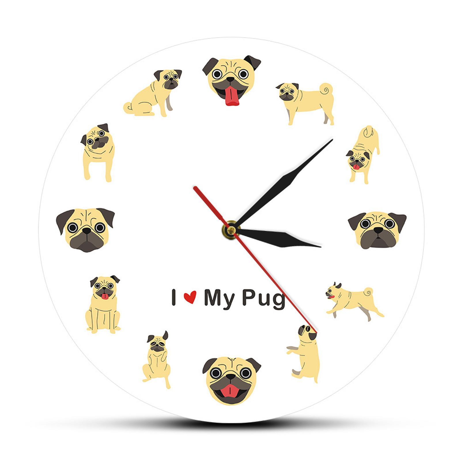 Wall Clock Cartoon Quiet Decorative Clock 12 inch for Kitchen