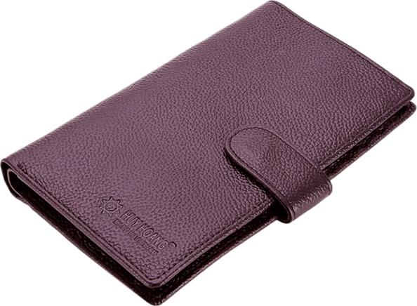 Ví Nam Dáng Đứng Huy Hoàng HT2146 (12.5 x 10 cm) - Nâu