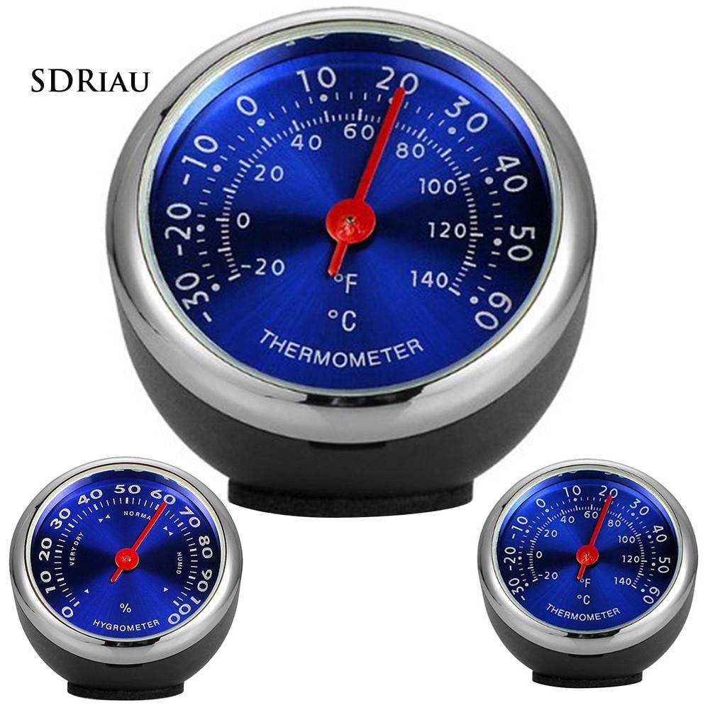 Đồng Hồ Đo Nhiệt Độ, Độ Ẩm Mini Cho Xe Hơi