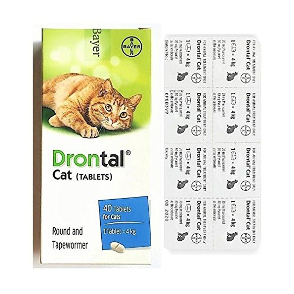 Giun cho mèo Drontal ( Viên 4kg ) 1 viên