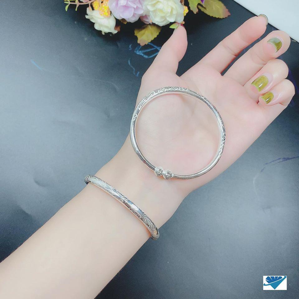 LẮC TAY CỨNG CHẠM KHẮC CHO MẸ VÀ BÉ -
