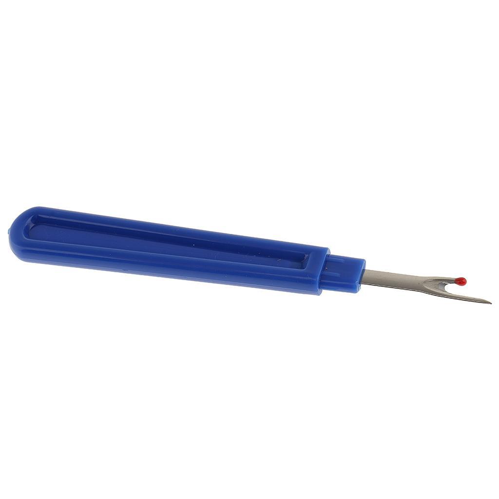 2pcs 3.3 inch /5.5 inch Blue Plastic Handle Sewing Stitch Thread Unpicker Seam Rippers