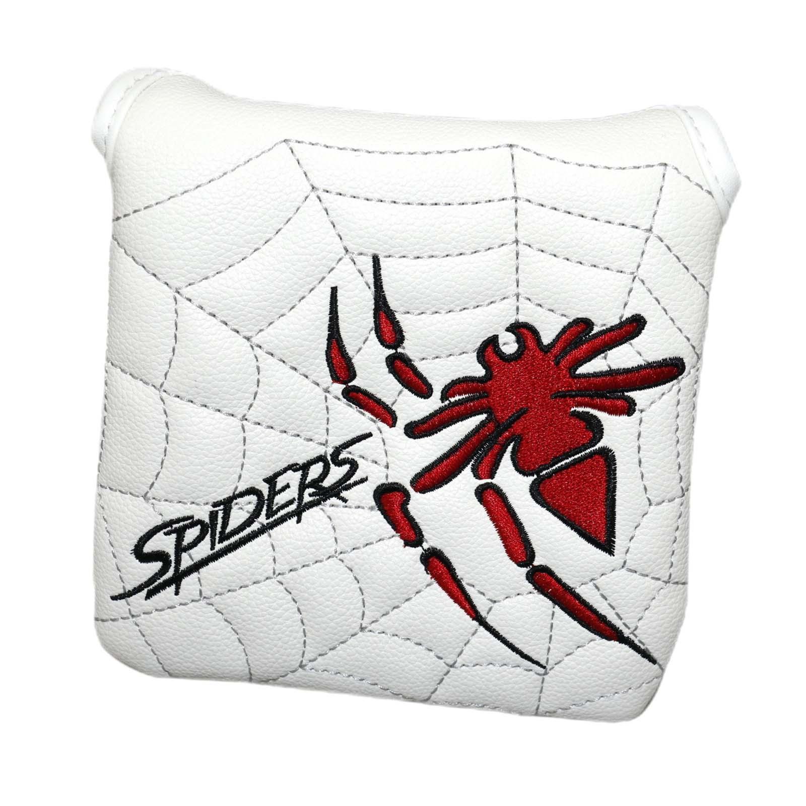 Golf Mallet Putter Head Cover PU Leather Plush Inner Lining Protection Guard