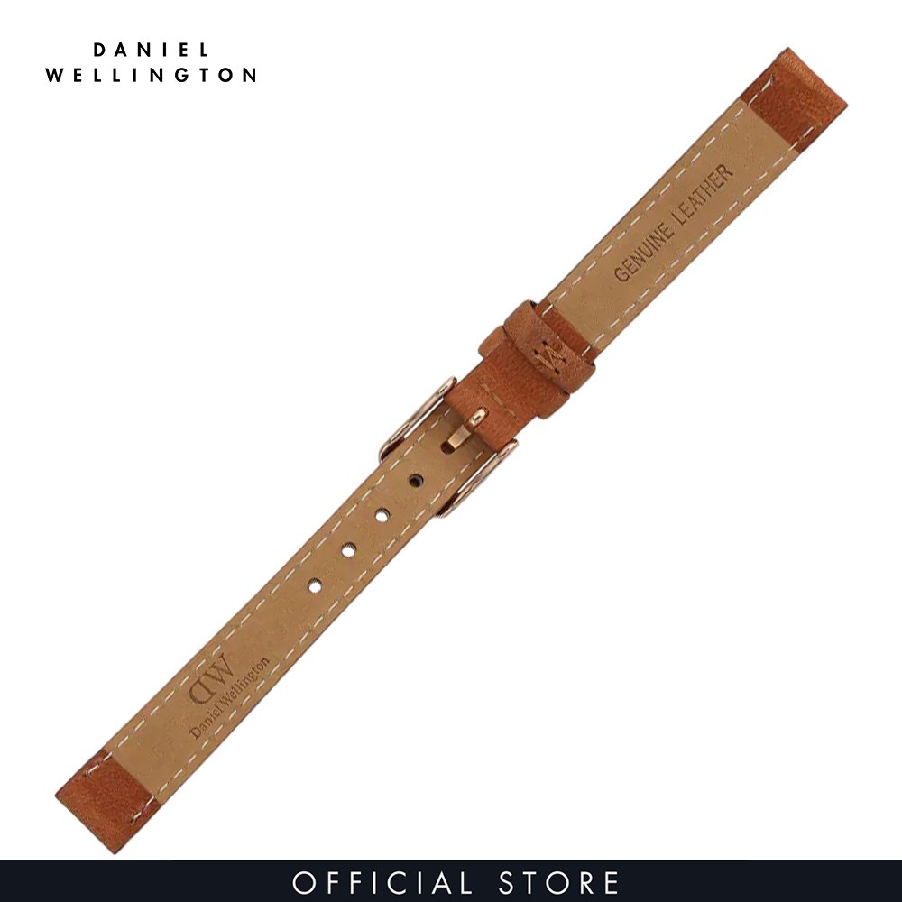 Dây da đồng hồ Daniel Wellington 14mm khóa màu vàng hồng - Cho đồng hồ Petite 32mm - DW00200142