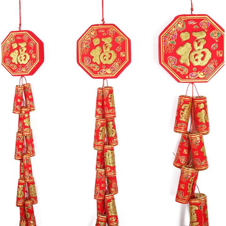 Chùm pháo giả trang trí tết