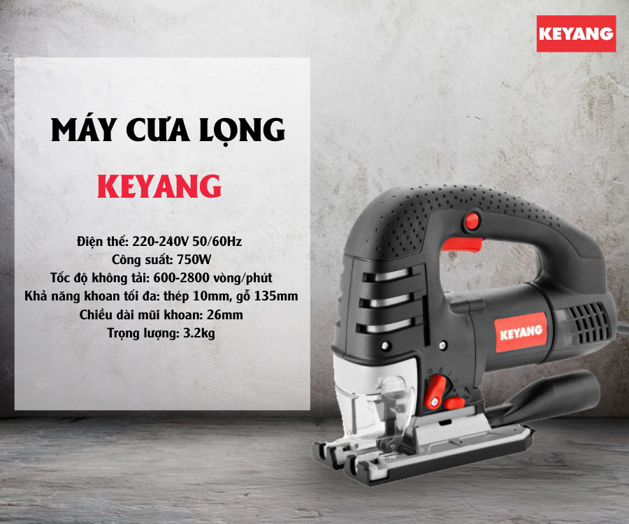 MÁY CƯA LỌNG KEYANG JS135-750V