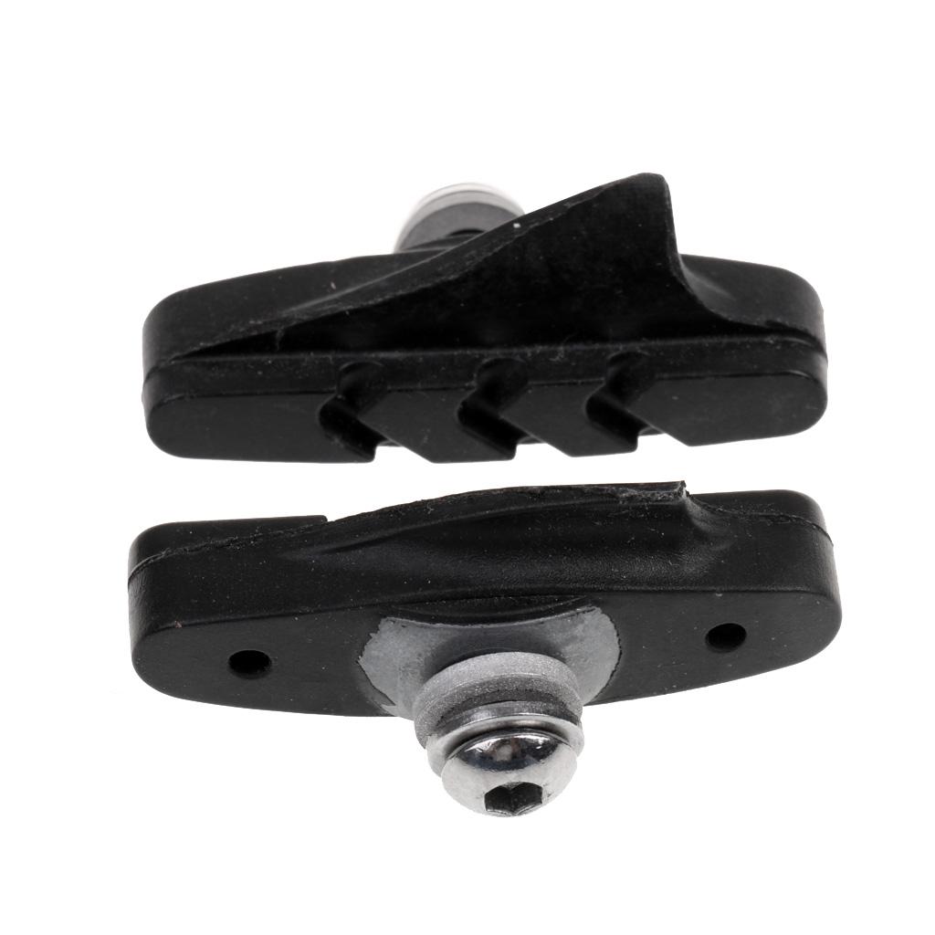 1 Pair Cycle Bike Bicycle MTB V Brake Blocks Pads Shoes Repair Accessories
