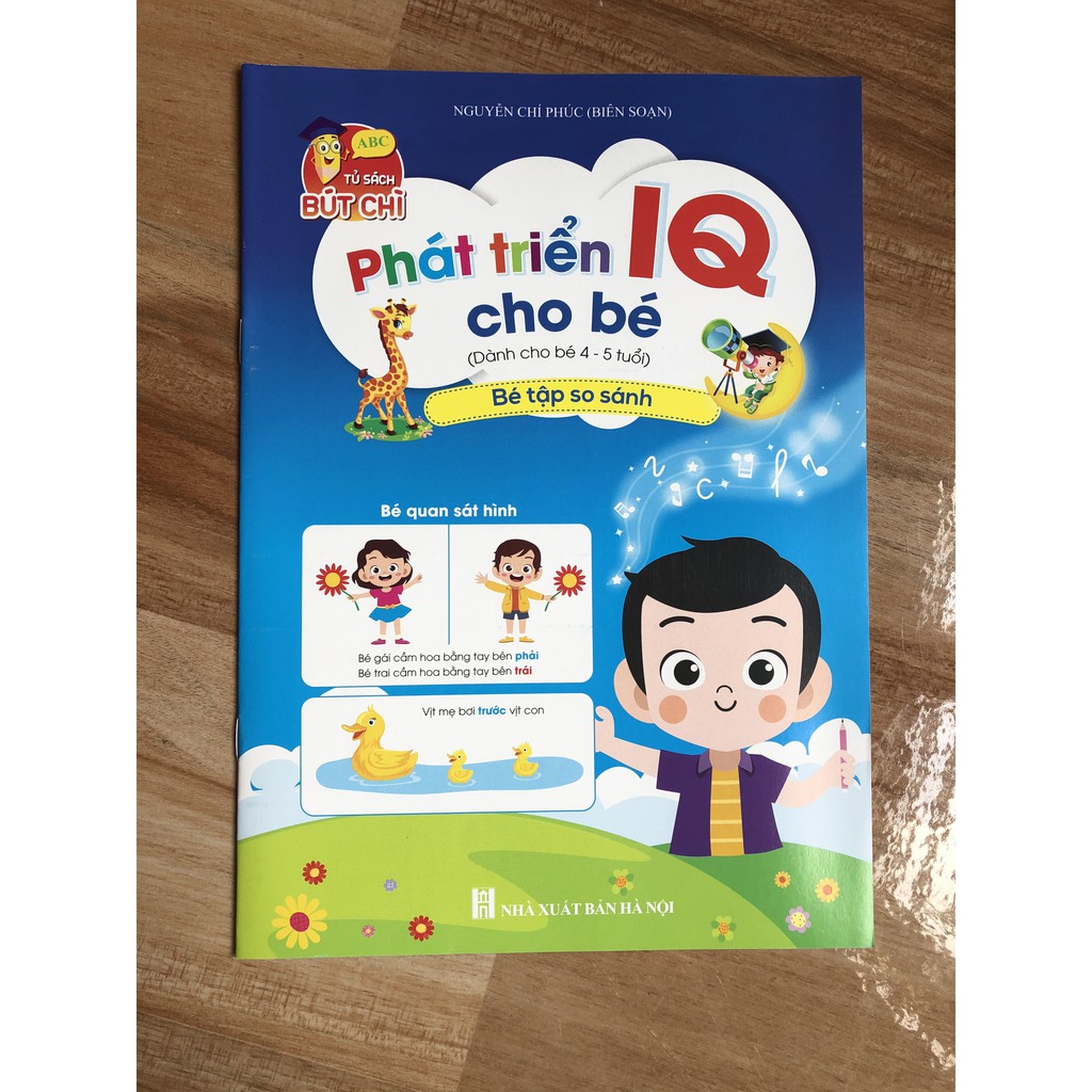 Phát triển IQ cho bé 4-5 tuổi (túi 8 cuốn)