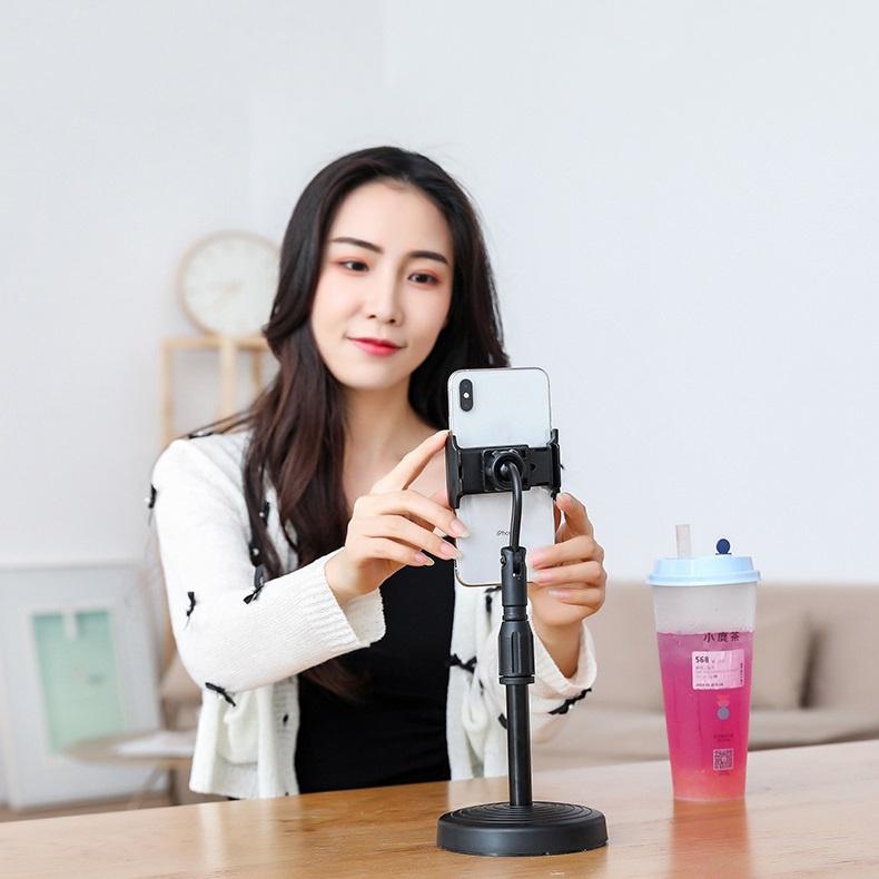 Giá đỡ điện thoại để bàn cho bé học online - Giá đỡ điện thoại live stream, quay video, tiktok
