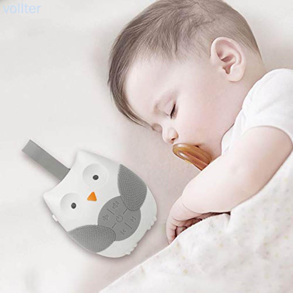 White Noise Player Portable Sleep Sound Machine Soothing Music Player for Baby Room Stroller -VOLLTER
