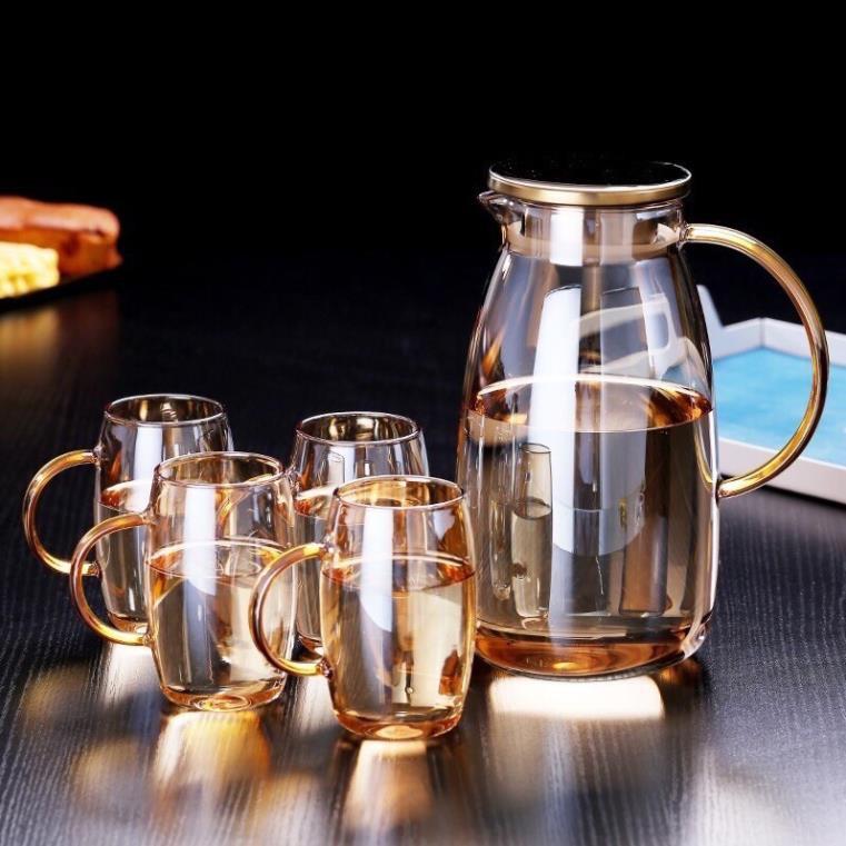 Bộ bình cốc thủy tinh chịu nhiệt cao cấp