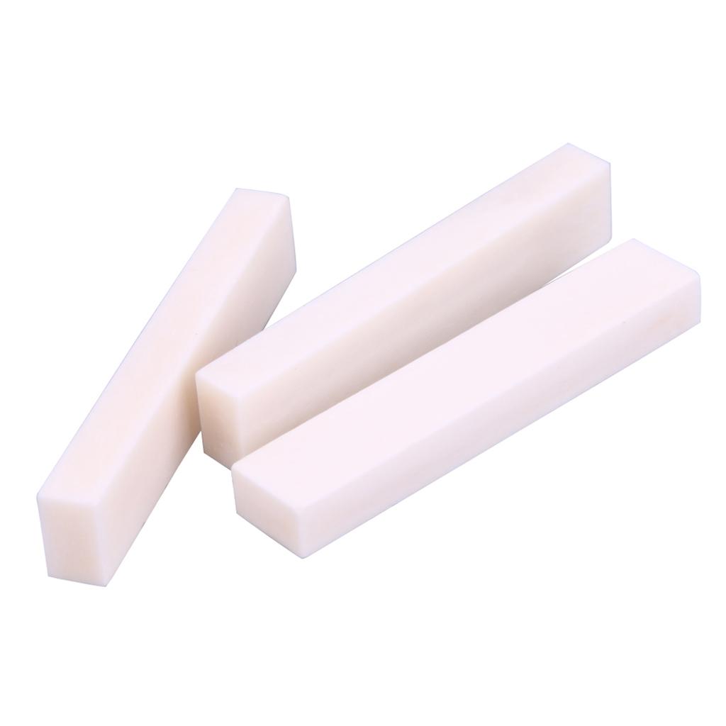 X 6 DIY Bò Xương Trống Uncut Hạt 52X6X10 Mm Cho Đàn Ukulele Đàn Mandolin Thay Thế