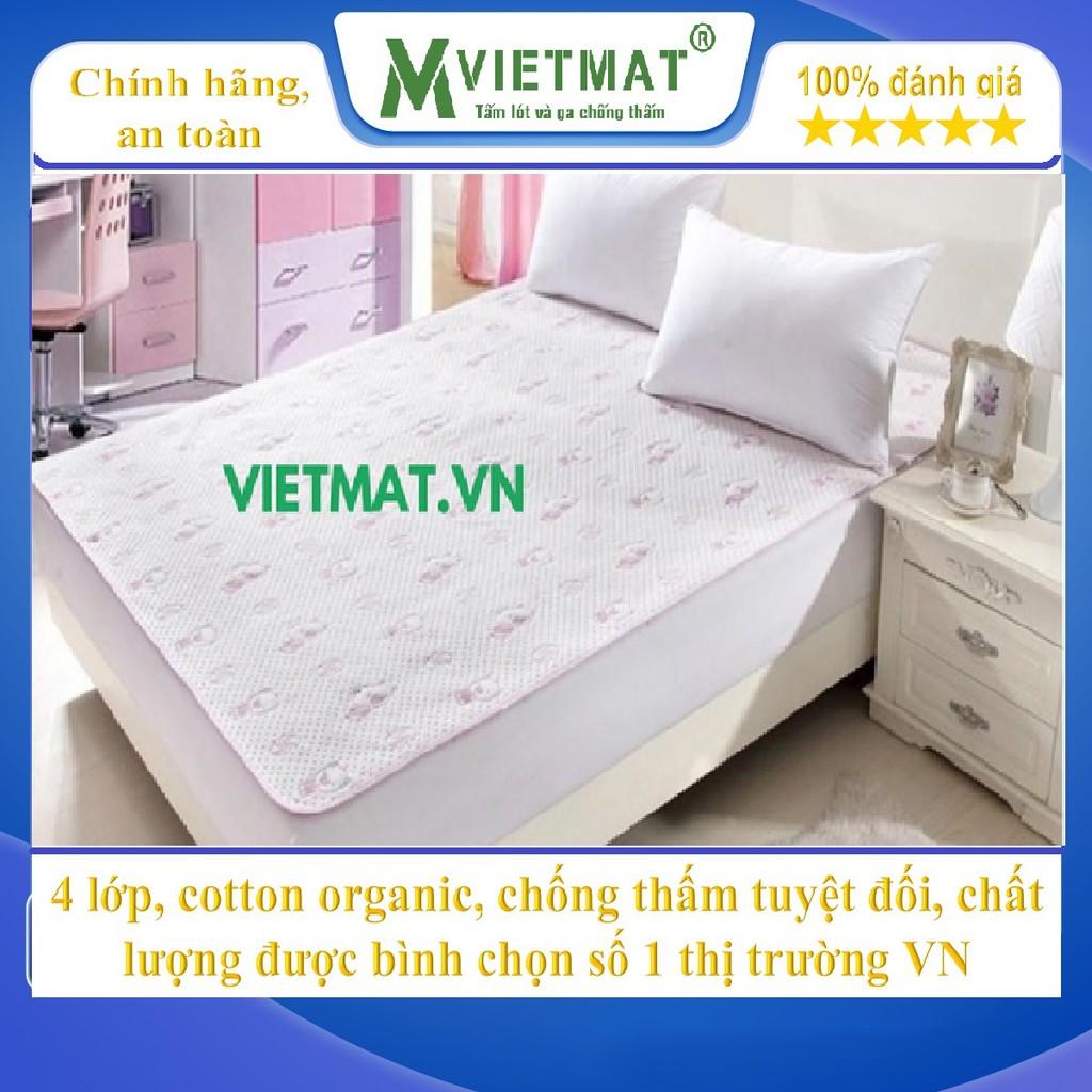 Tấm lót chống thấm cho bé VIETMAT size 140x200cm