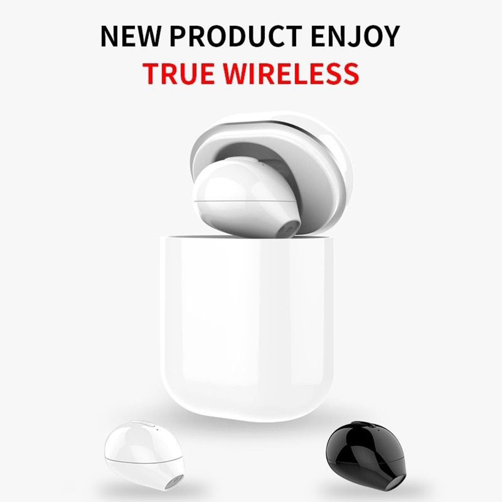 Mini Wireless Earphone Bluetooth Earpiece Button Control Pink