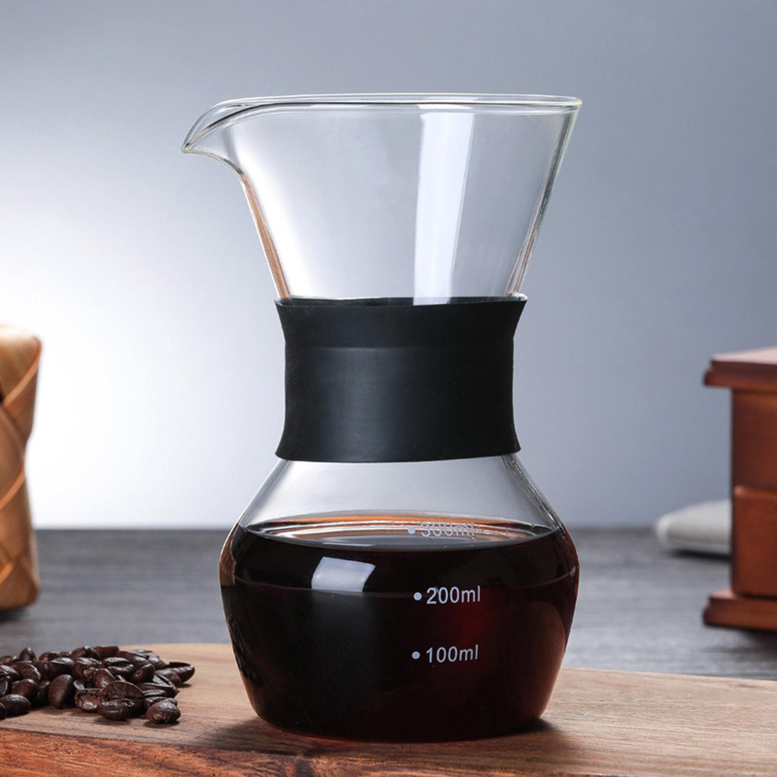 Kitchen Pour Over Coffee Maker Glass Coffee Pot Coffee Drip Kettle