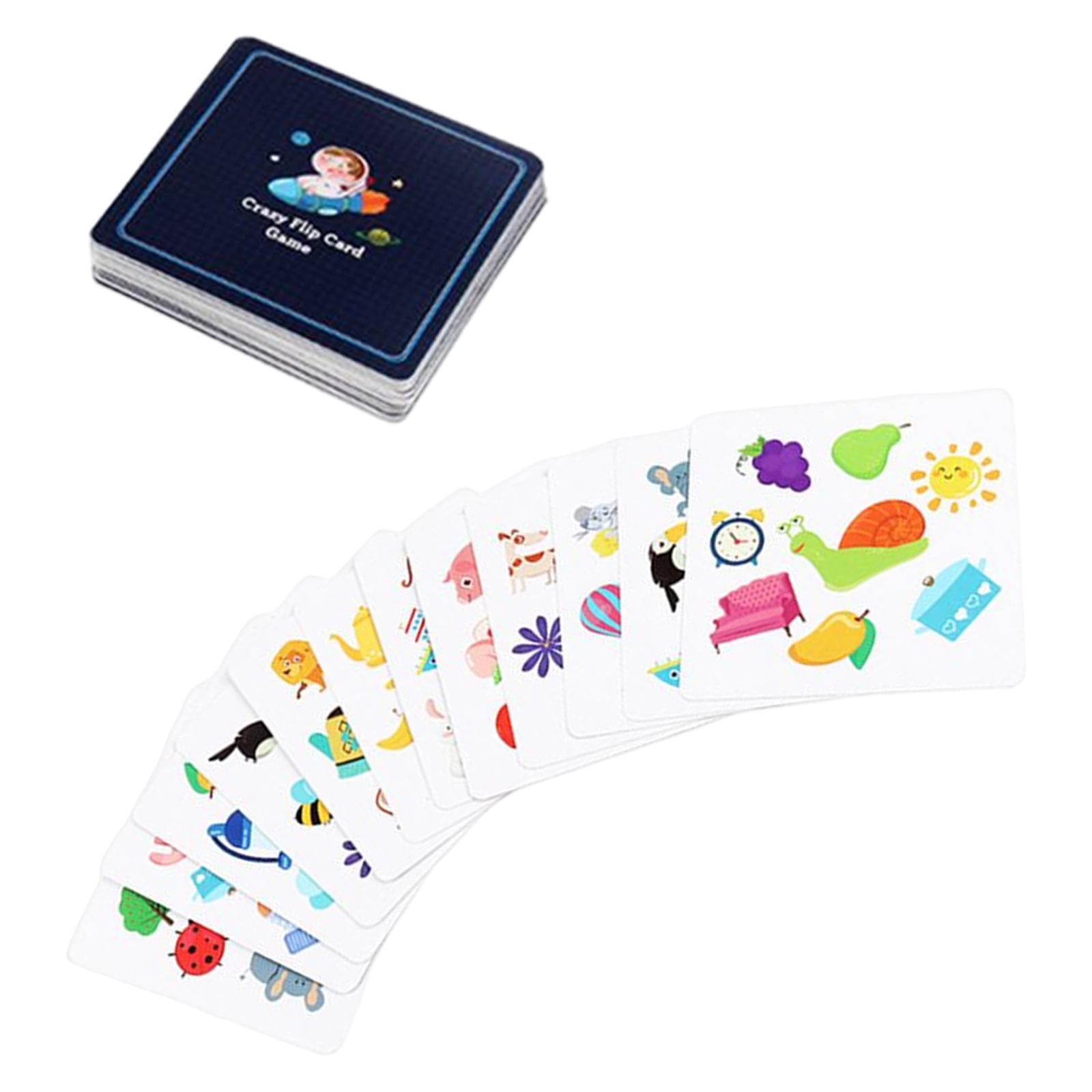 Animals Matching Blocks Color Cognition Memory Matching Card Games for Memory
