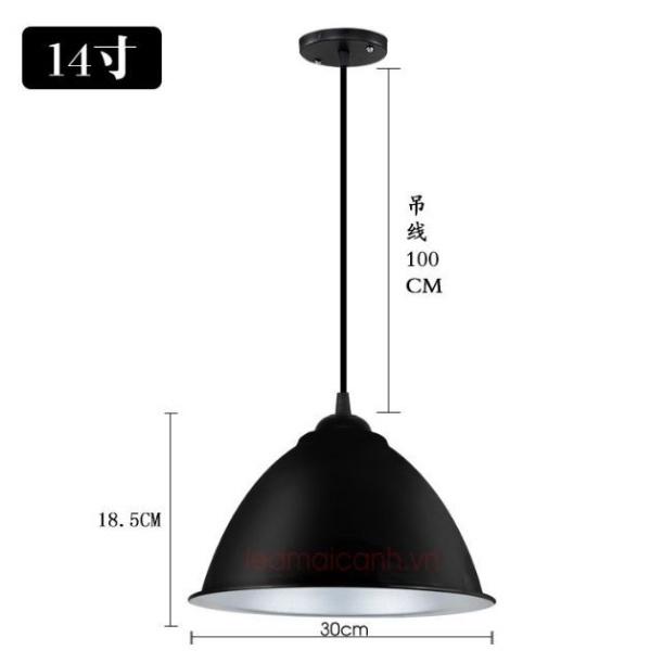 Combo 05 Đèn thả chao nhôm phi 300 hàng đẹp giá tốt