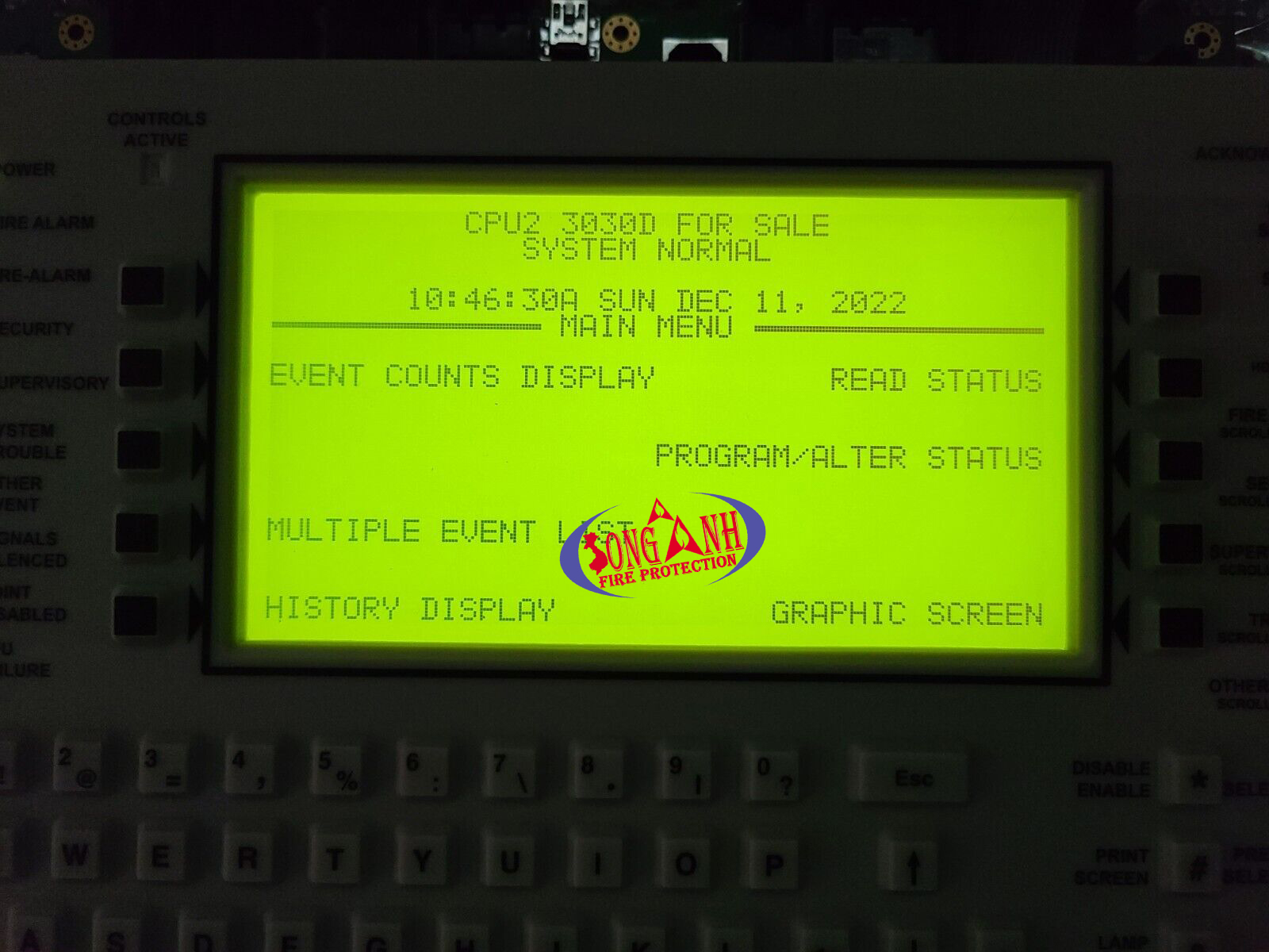 Bảng điều khiển báo cháy Notifier CPU2-3030D