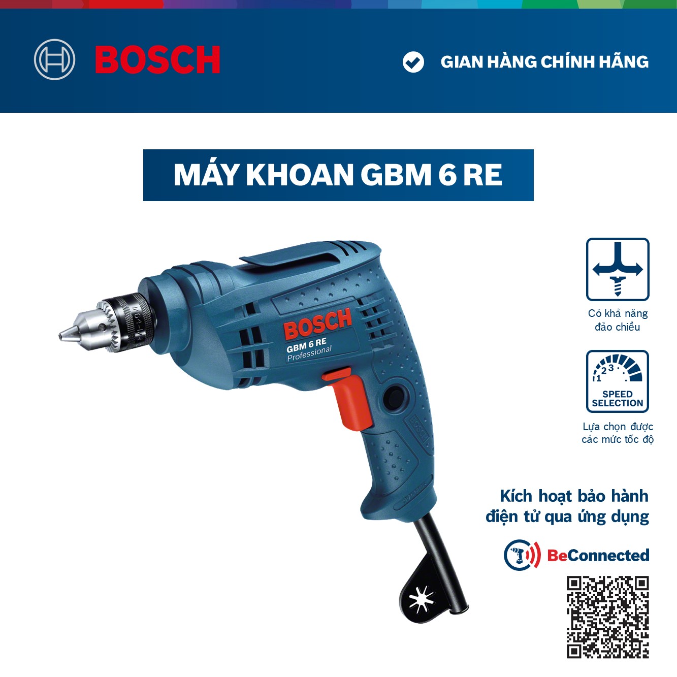 Máy khoan Bosch GBM 6 RE