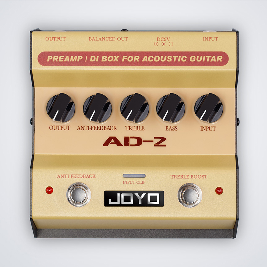 JOYO AD-2 Acoustic Guitar Preamp và DI Box Pedal | Phơ Effect Pedal JOYO AD-2- Hàng Chính hãng