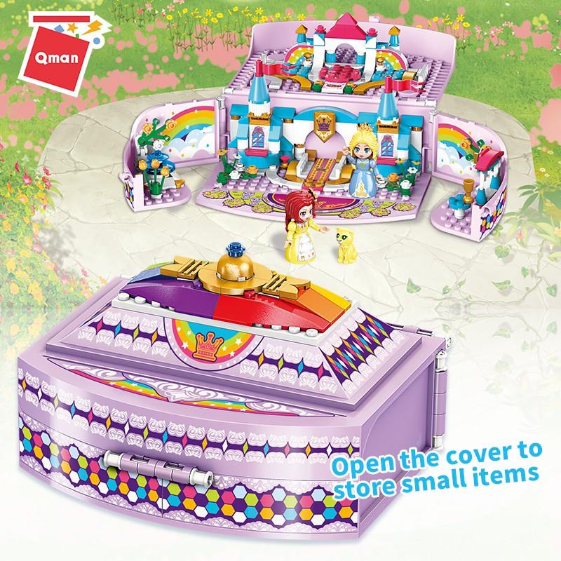 Đồ chơi xếp hình trí tuệ cho bé gái Khu vườn bí mật Qman 32013