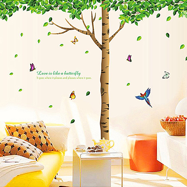 Decal Dán Tường Cây Bóng Mát Binbin PK01