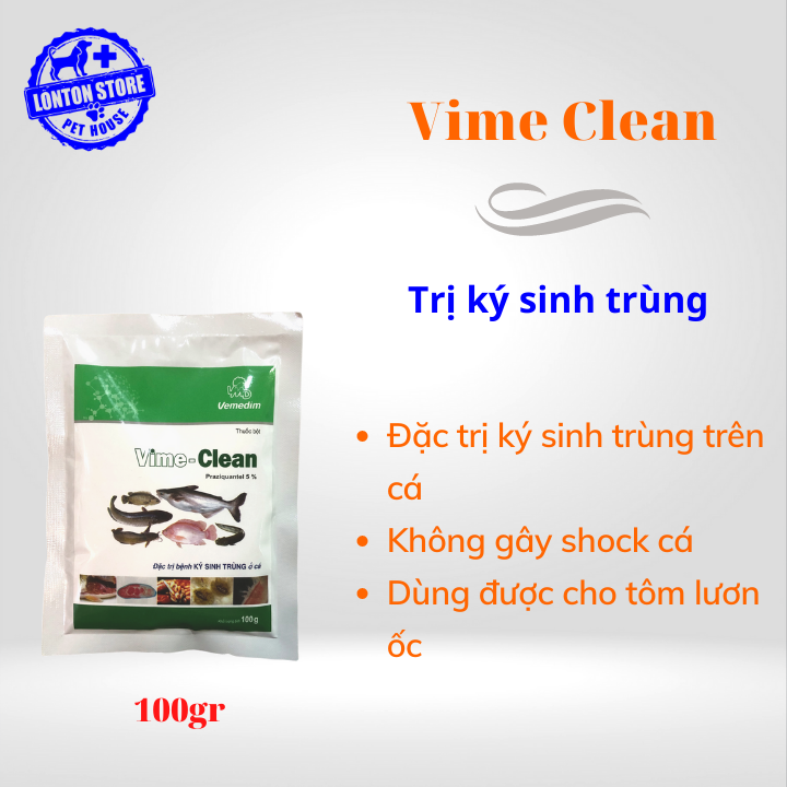 Combo - Xử lý nước, phòng và diệt ký sinh trùng cho cá,100gr/goi