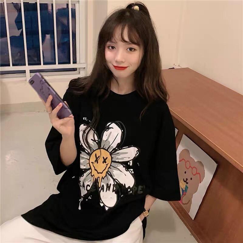 Áo thun Tay Lỡ Unisex Freesize Từ 40 Đến 70kg