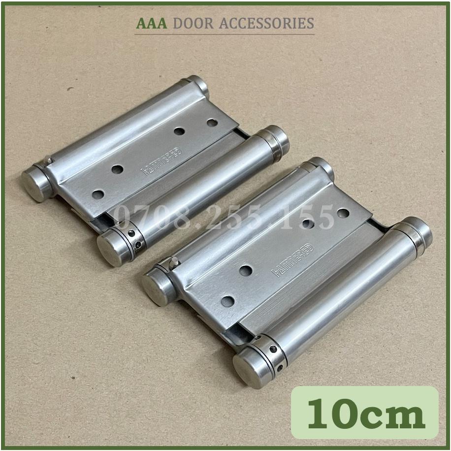 1 Cặp bản lề tự động 2 chiều INOX 304 cao cấp Hammered 3033
