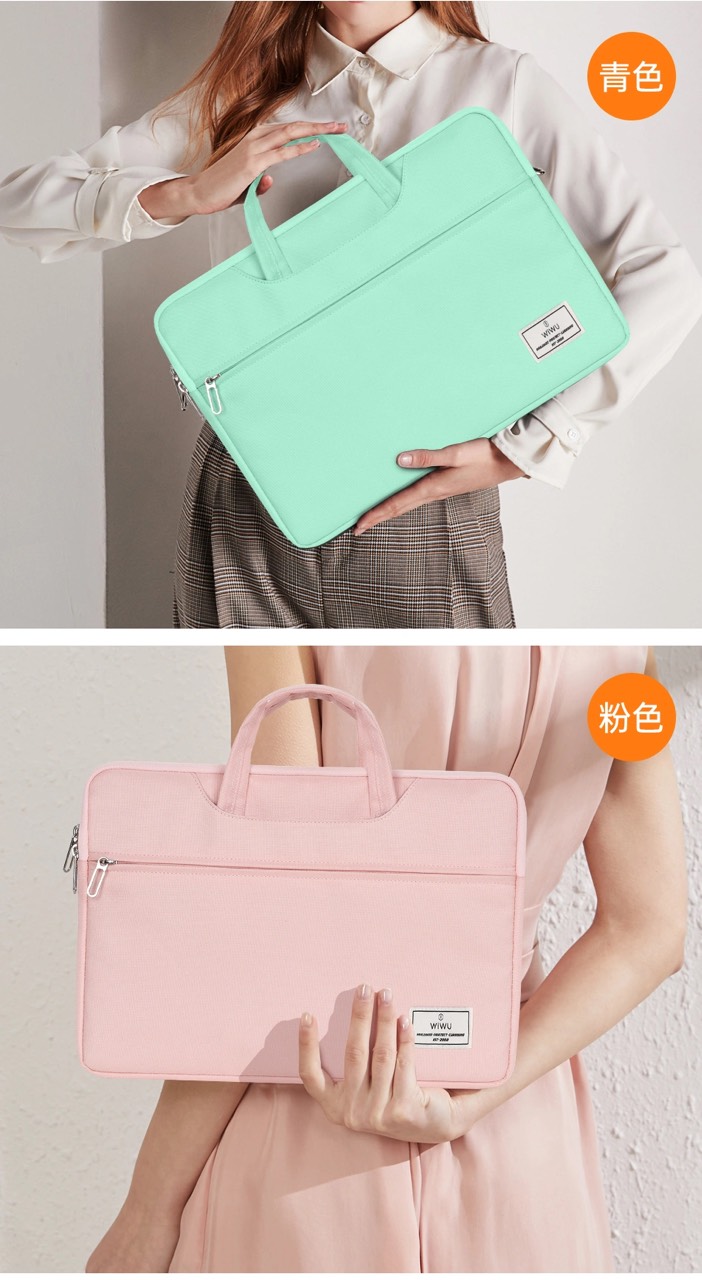 Túi Wiwu Vivi Laptop Handbag Dành Cho Laptop, Macbook Làm Bằng Vải Chống Thấm Nước, Có Ngăn Ngoài Để Phụ Kiện - Hàng chính hãng