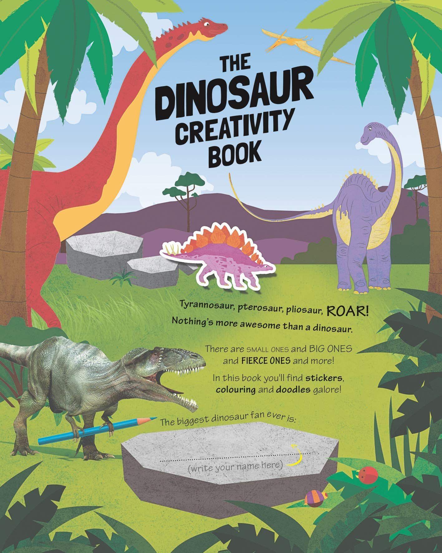 Sách - The Dinosaur Creativity Book by Penny Worms