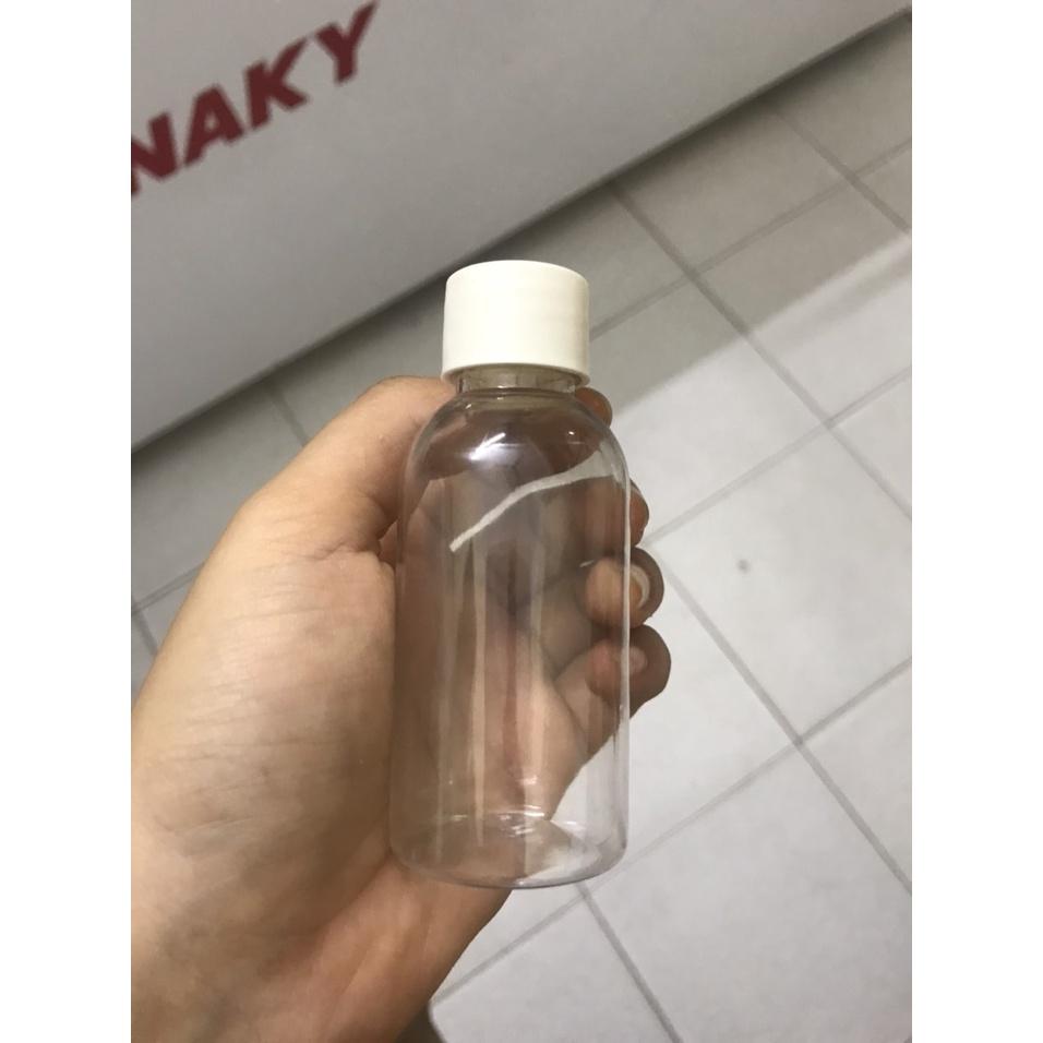 Chai nhựa trong 50ml/120ml/250ml/500ml và nắp bật/vòi nhấn/vòi ấn