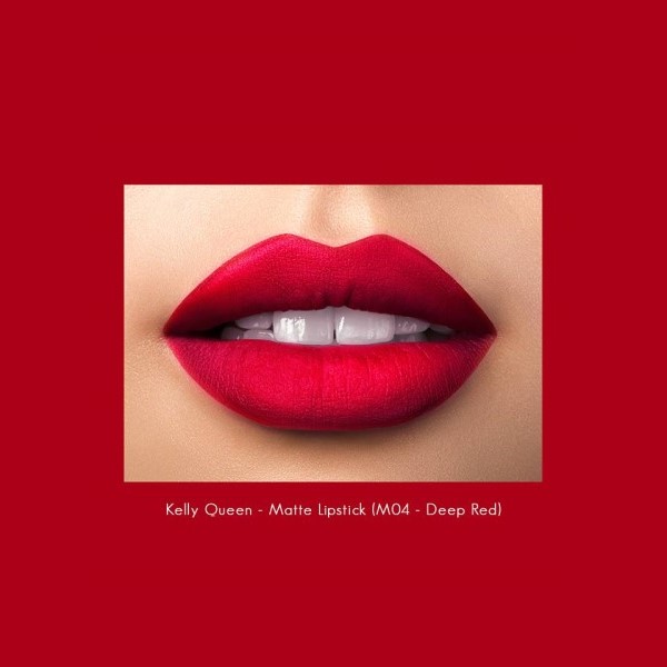 Son kem lì Kelly Queen matte lipstick M04