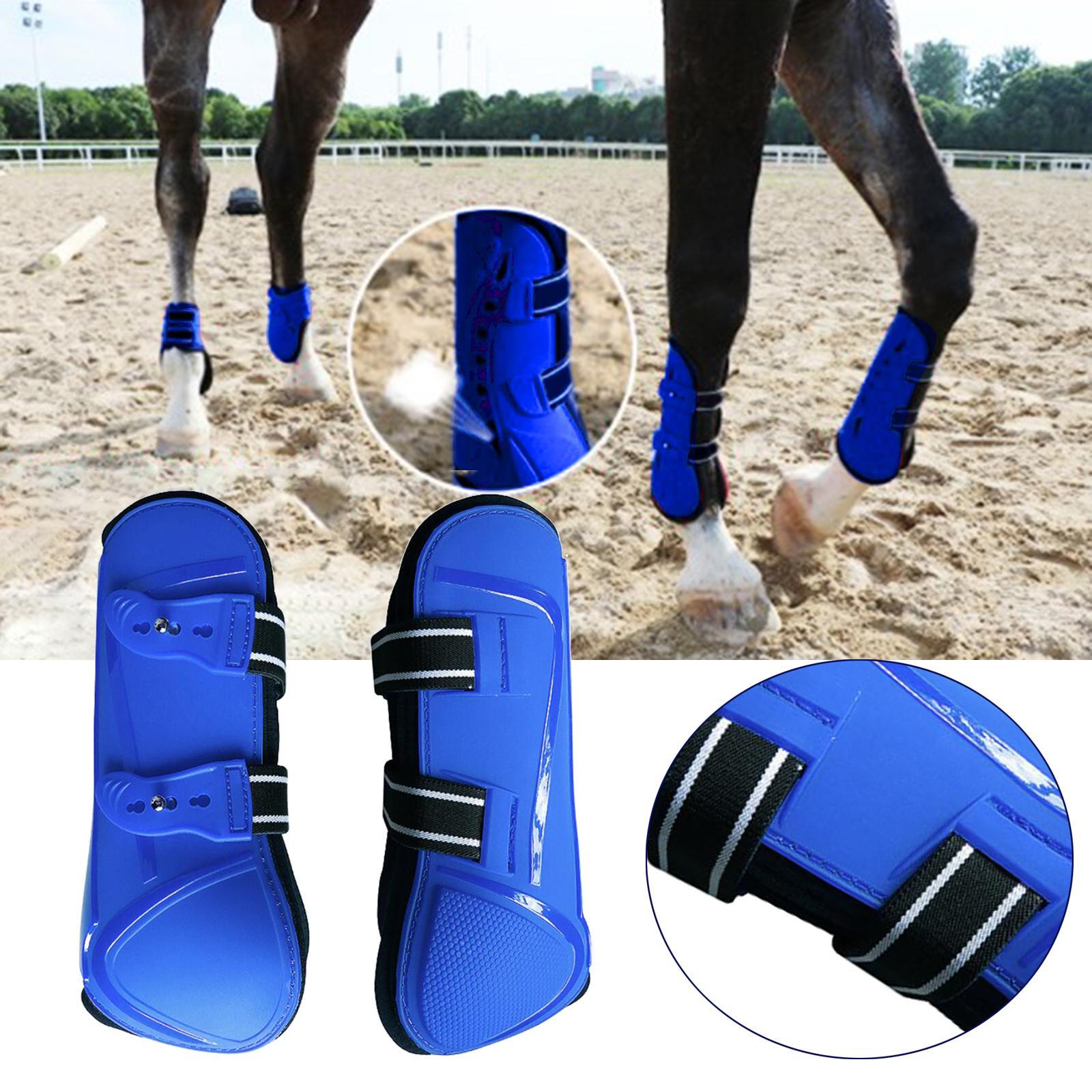 Horse Tendon Boots Legs Jumping Feet Guards Protection Wrap Boots Gear Front Leg