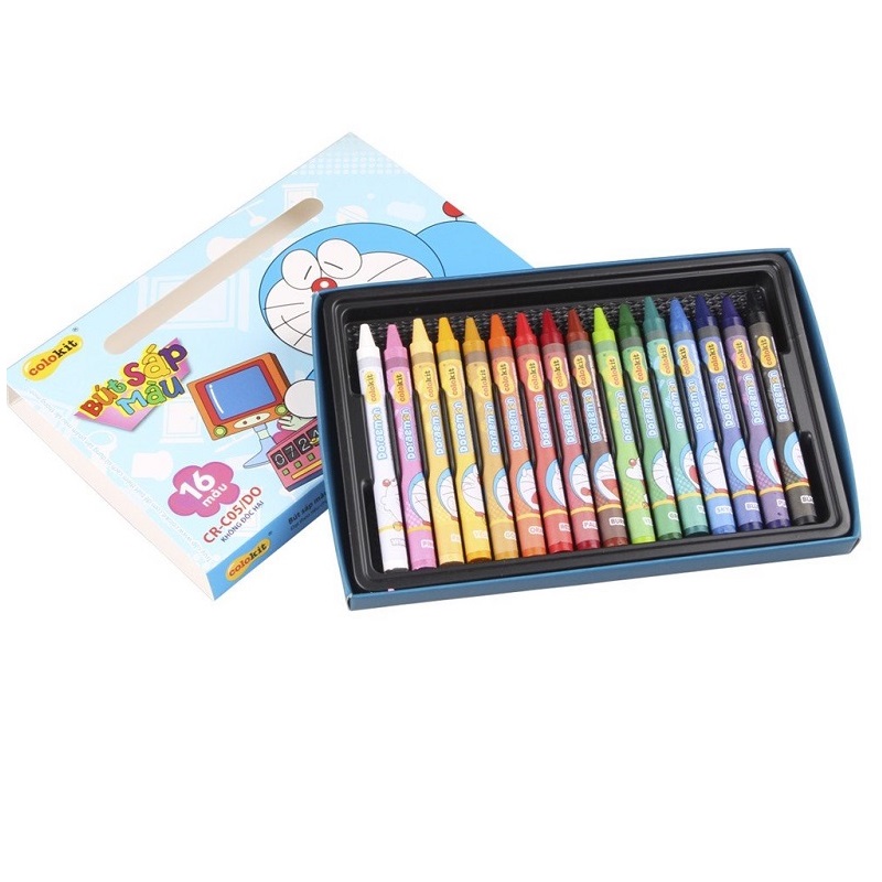 Hộp Bút Sáp 16 Màu Thiên Long CR-C05/DO