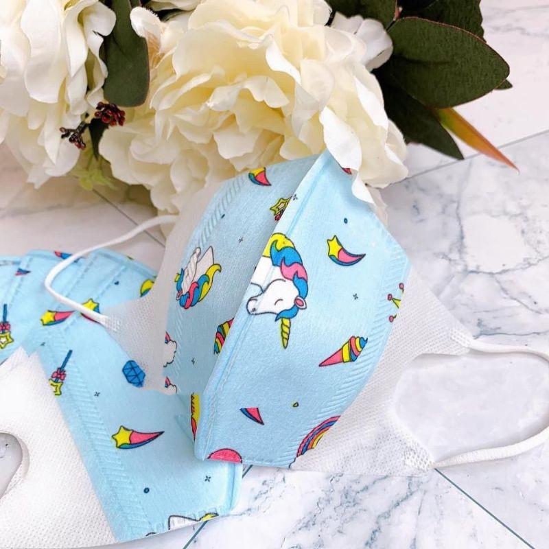 Khẩu trang 3d hoạt hình dễ thương cho bé 1 túi 5c