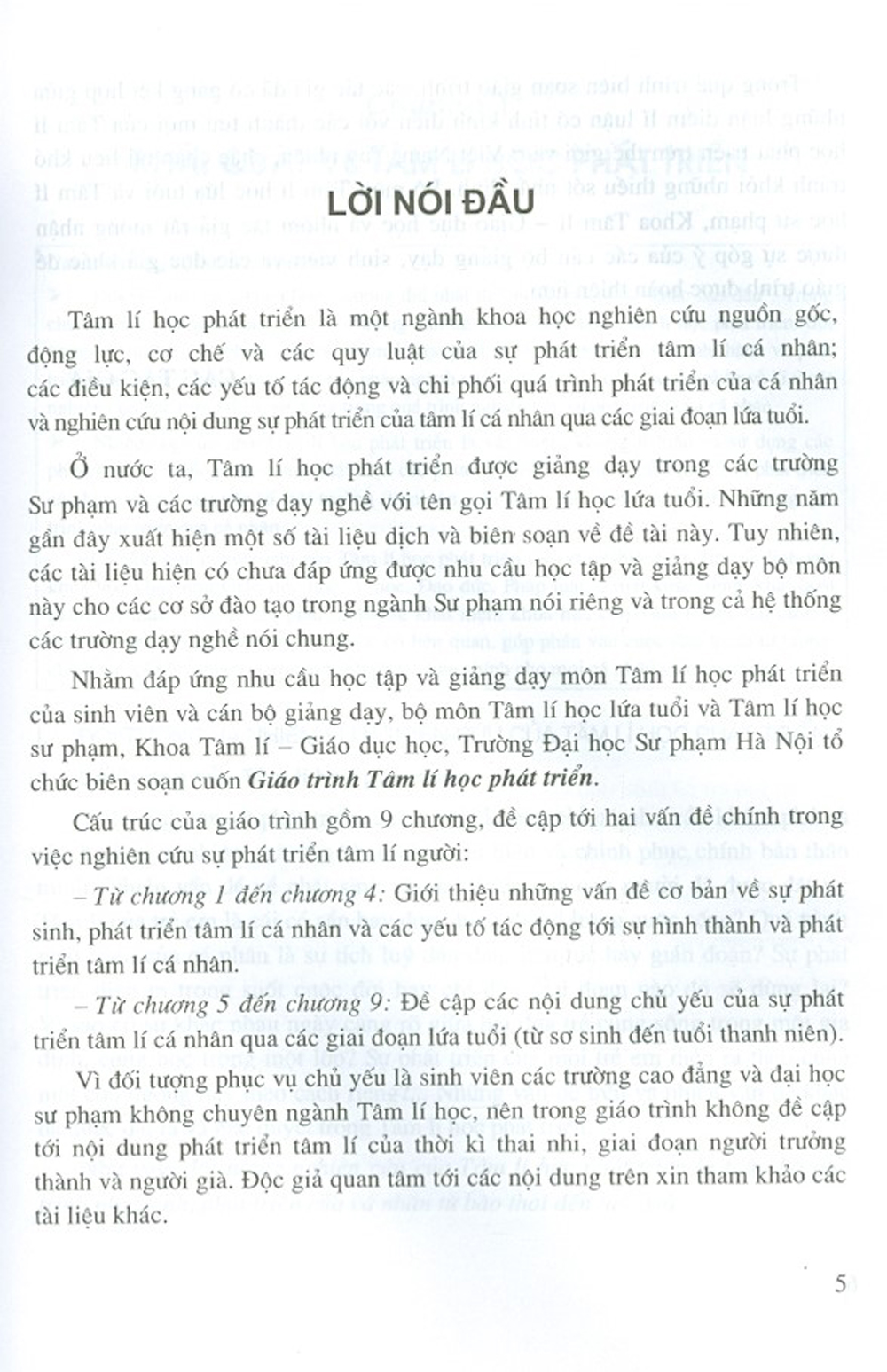 Giáo Trình Tâm Lí Học Phát Triển