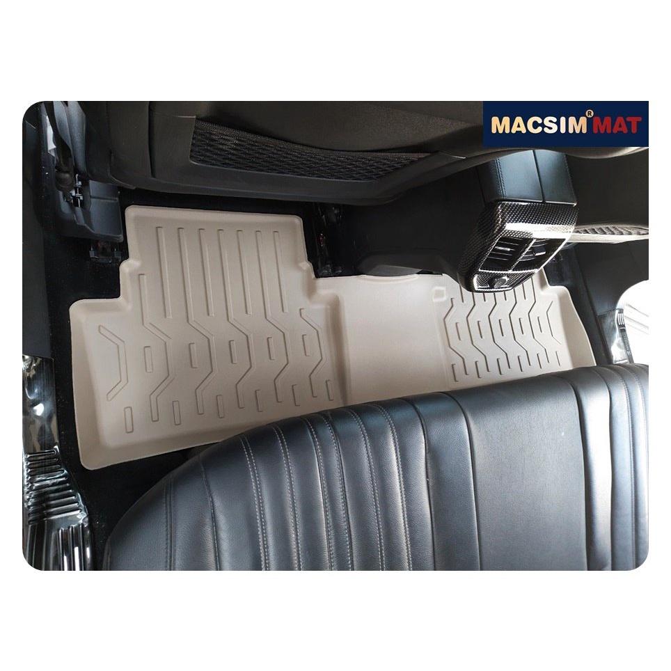 Thảm lót sàn xe ô tô Peugeot 3008 Nhãn hiệu Macsim chất liệu nhựa TPV cao cấp màu be (FDW-178) - 2 hàng ghế