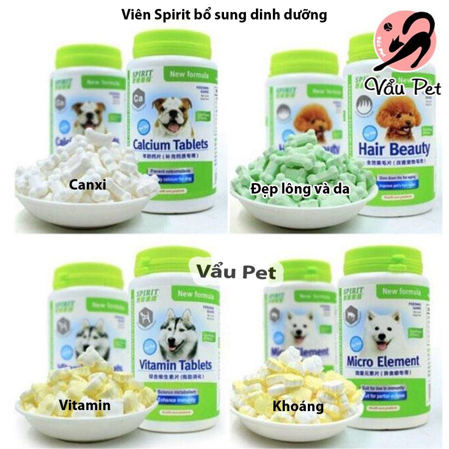 Hình ảnh SPIRIT bổ sung dinh dưỡng Canxi/Khoáng/đẹp lông da/Vitamin/Bổ xương khớp/Men tiêu hóa