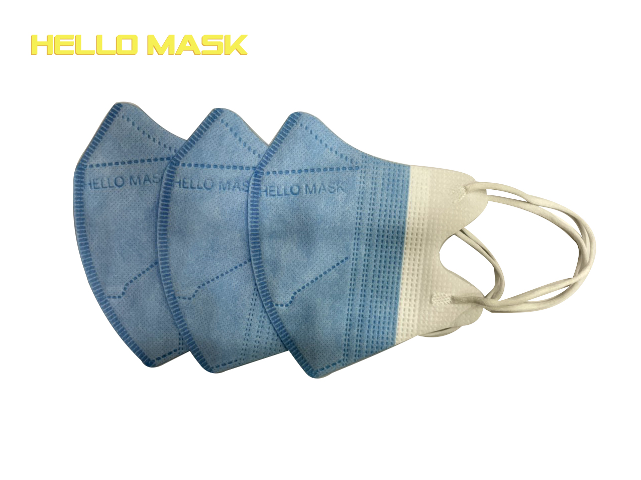 Khẩu trang Hello Mask 5D kháng khuẩn (hộp 10 cái)