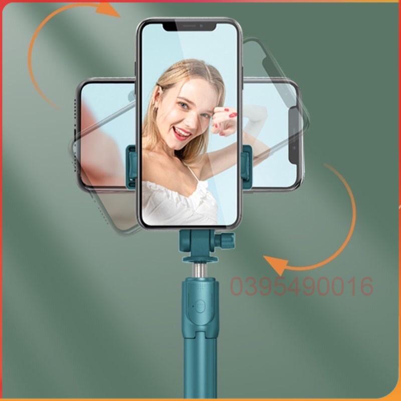 Gậy chụp ảnh tự sướng Selfie Bluetooth R1 có đèn LED trợ sáng chân đế Tripod