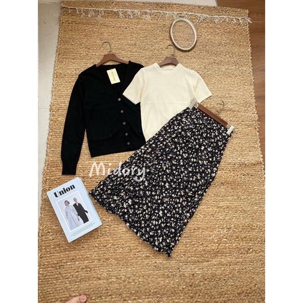 Chân váy hoa các màu