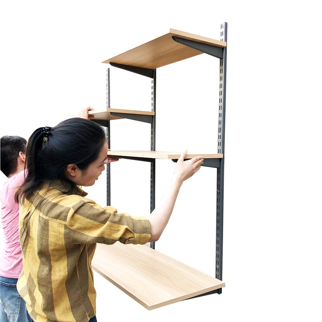 Bộ 4 Tay Đỡ Kệ Ray Tường Con Thuyền SMLIFE Railshelf L27 - Phụ Kiện Thành Phần Để Lắp Hệ Kệ Ray Tường Railshelf