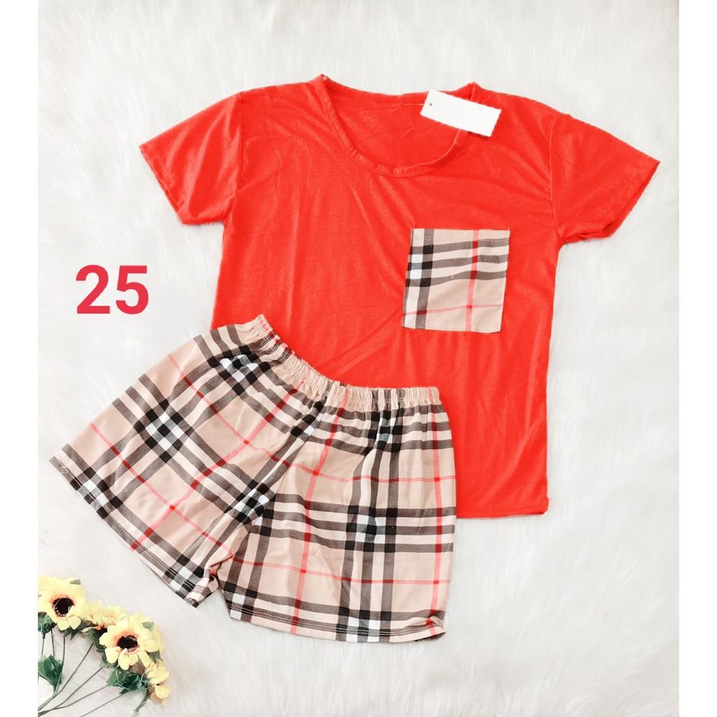 Xả rẻ bộ cotton đùi nữ - 37 đến 55kg - ẢNH THẬT